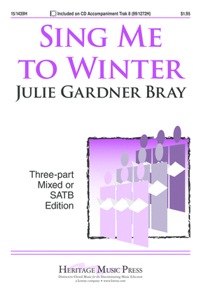 Book cover for Sing Me to Winter