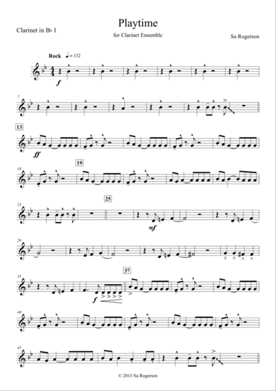 Playtime Woodwind Quintet scores gallery preview page 6
