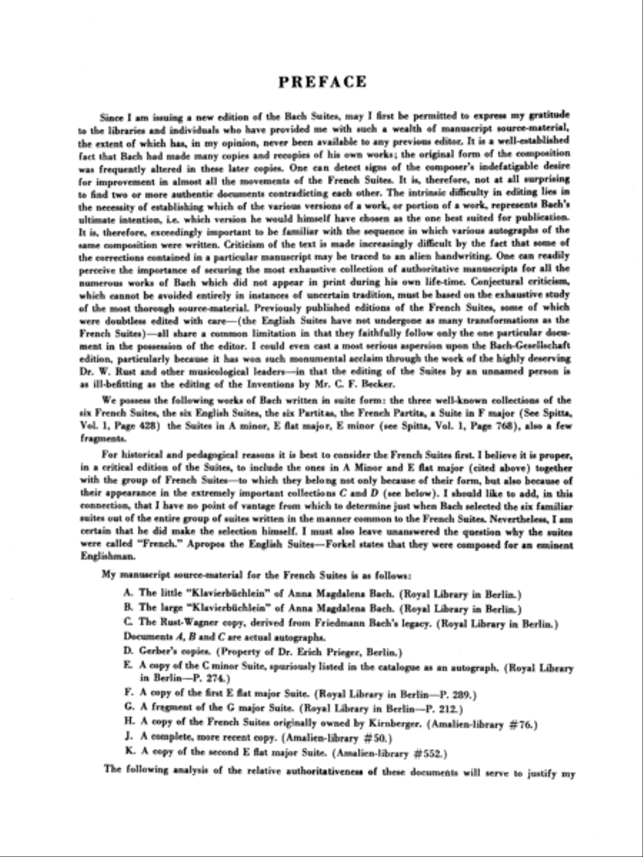 Six French Suites Piano Solo scores gallery preview page 3