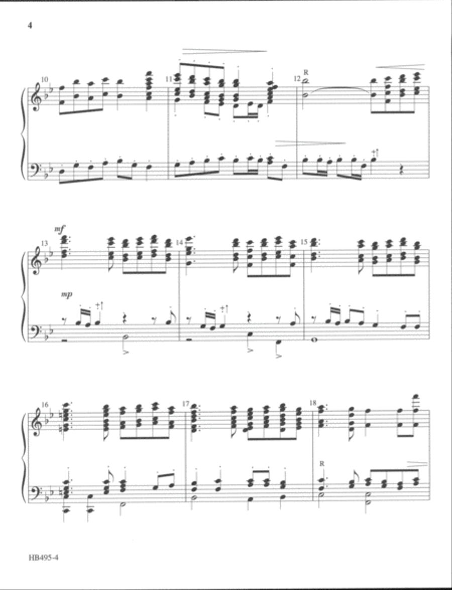 Ding Dong! Merrily on High - Burroughs 5-Octaves scores gallery preview page 3
