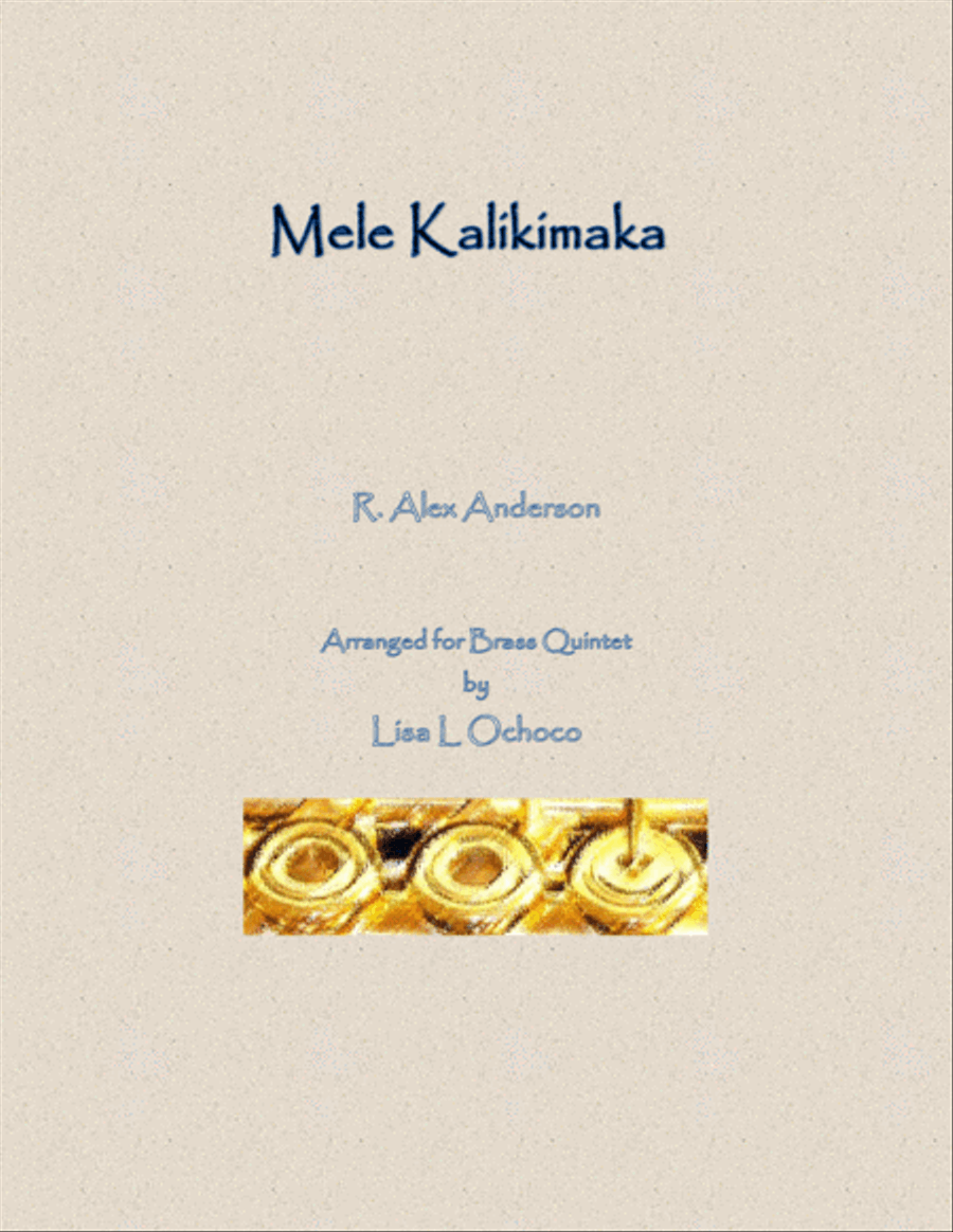 Mele Kalikimaka Mele Kalikimaka Brass Quintet scores gallery preview page 1