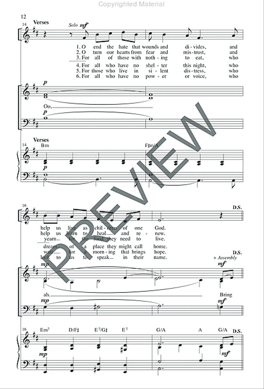 Sing for Peace - Preview edition SA scores gallery preview page 11