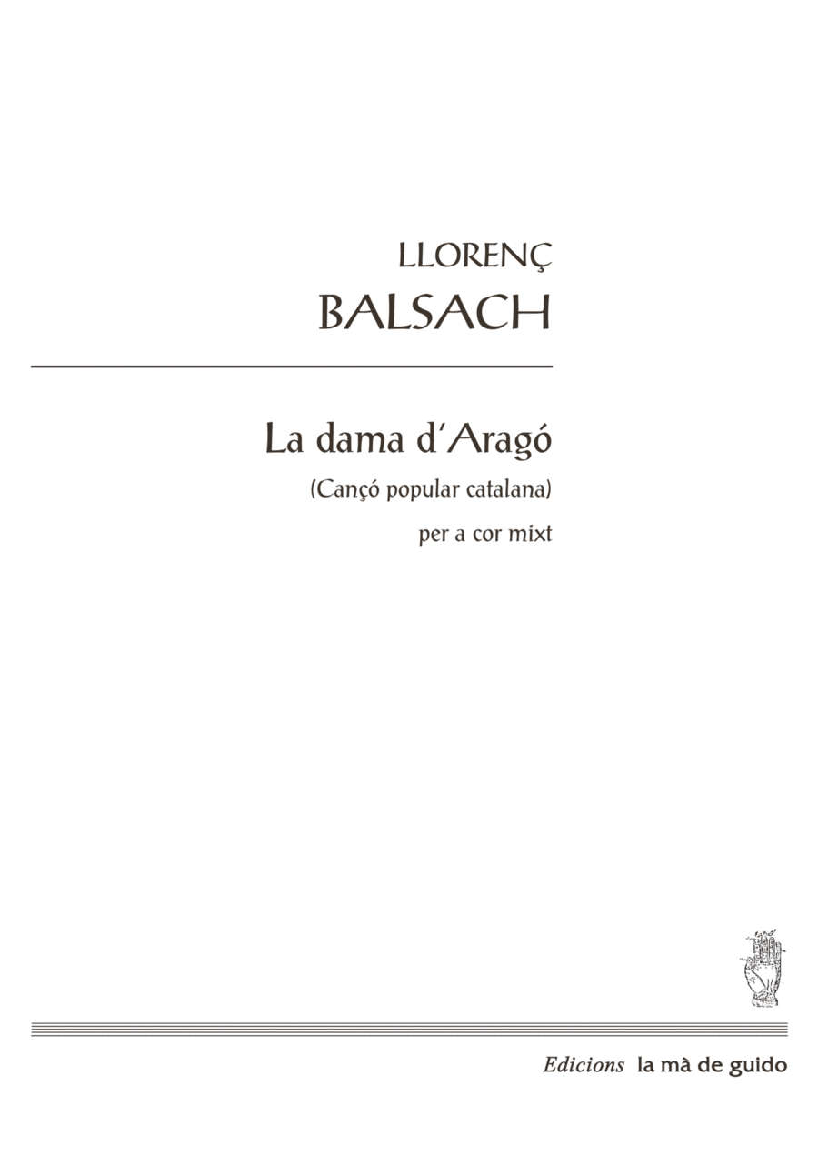 La dama d'Aragó Choir scores gallery preview page 1