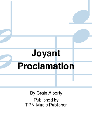 Book cover for Joyant Proclamation