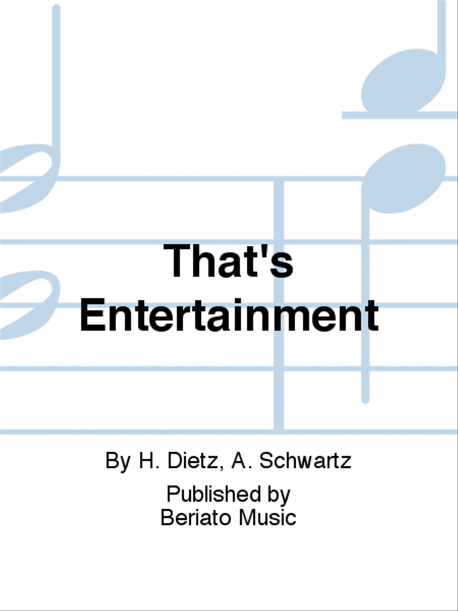That's Entertainment Piano, Vocal, Guitar scores gallery preview page 1