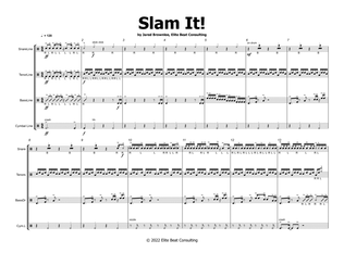 Book cover for Drum Line Cadence - Slam It!
