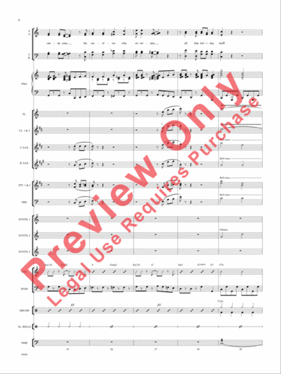 All That Holiday Stuff! All That Holiday Stuff! Choir scores gallery preview page 9
