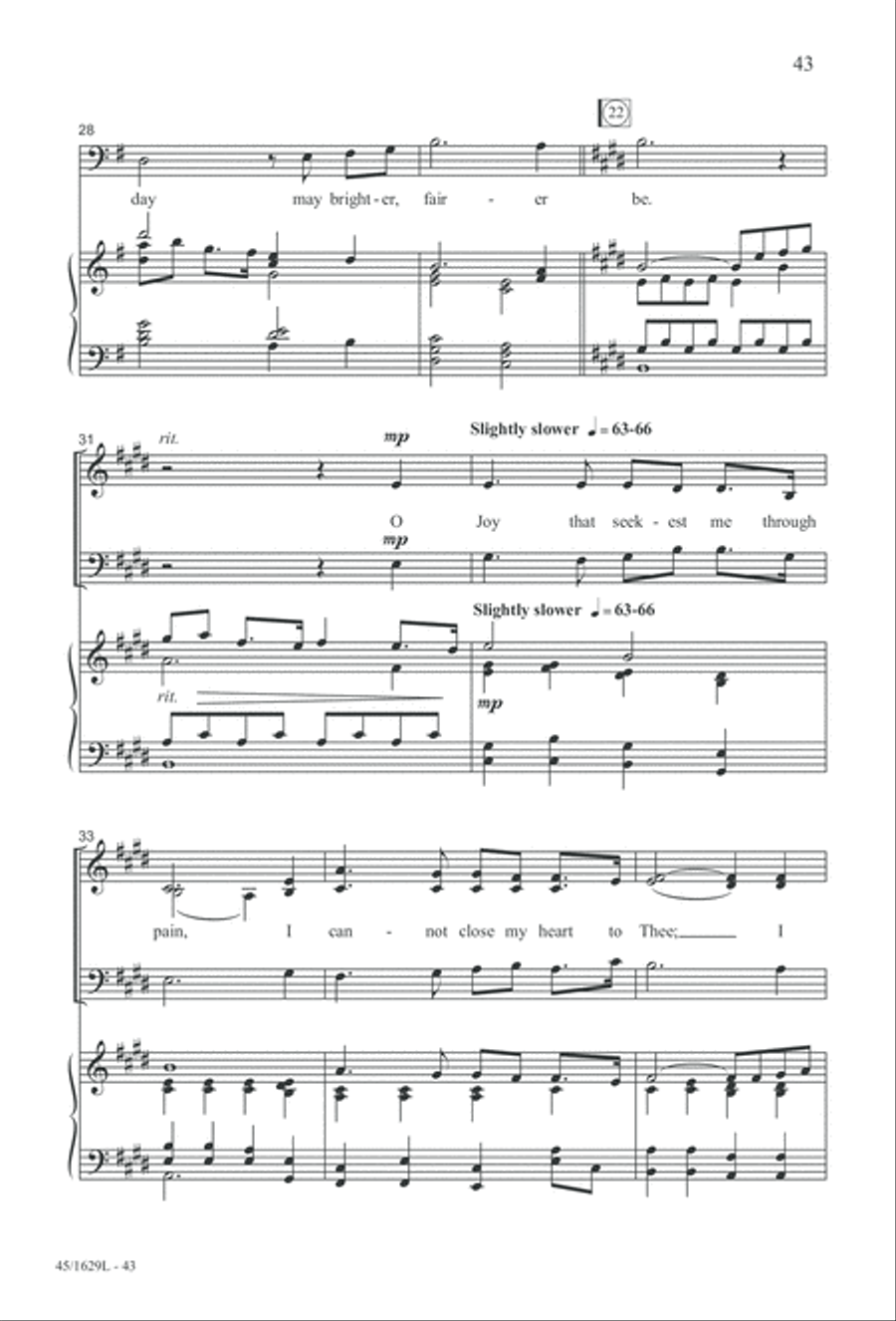 Hymns We Love to Sing, Vol. 2 3-Part scores gallery preview page 43