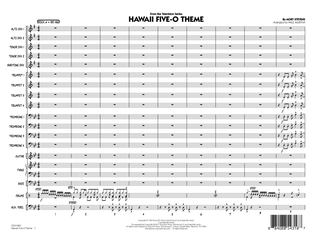 Hawaii Five-O Theme - Full Score