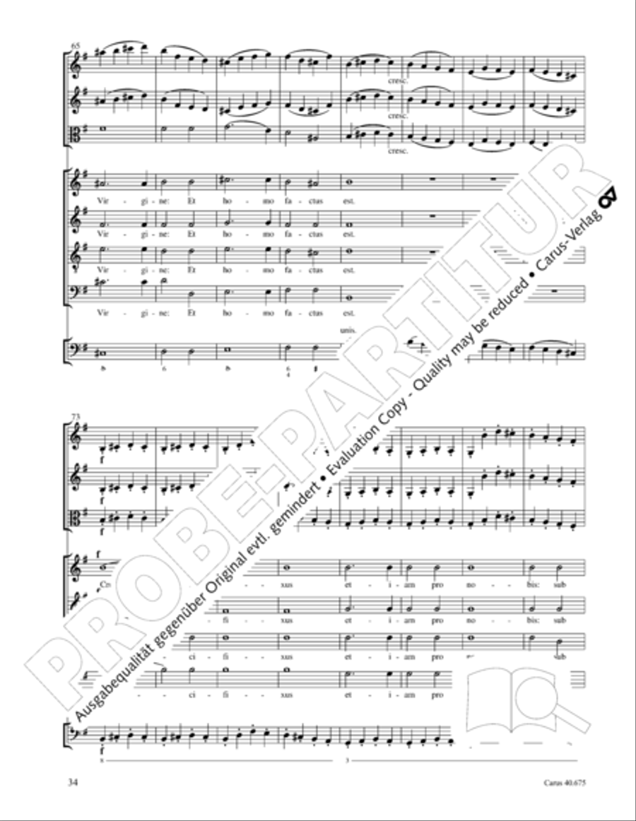 Mass in G Major STB scores gallery preview page 47