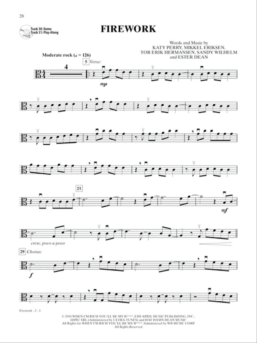 Ultimate Pop & Rock Instrumental Solos for Strings String Orchestra scores gallery preview page 4