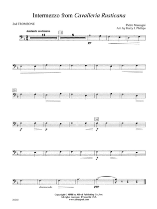 Intermezzo from Cavalleria Rusticana: 2nd Trombone