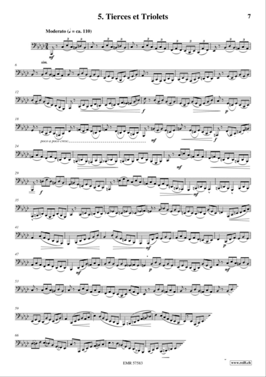 32 Etudes de Perfectionnement Tuba scores gallery preview page 7