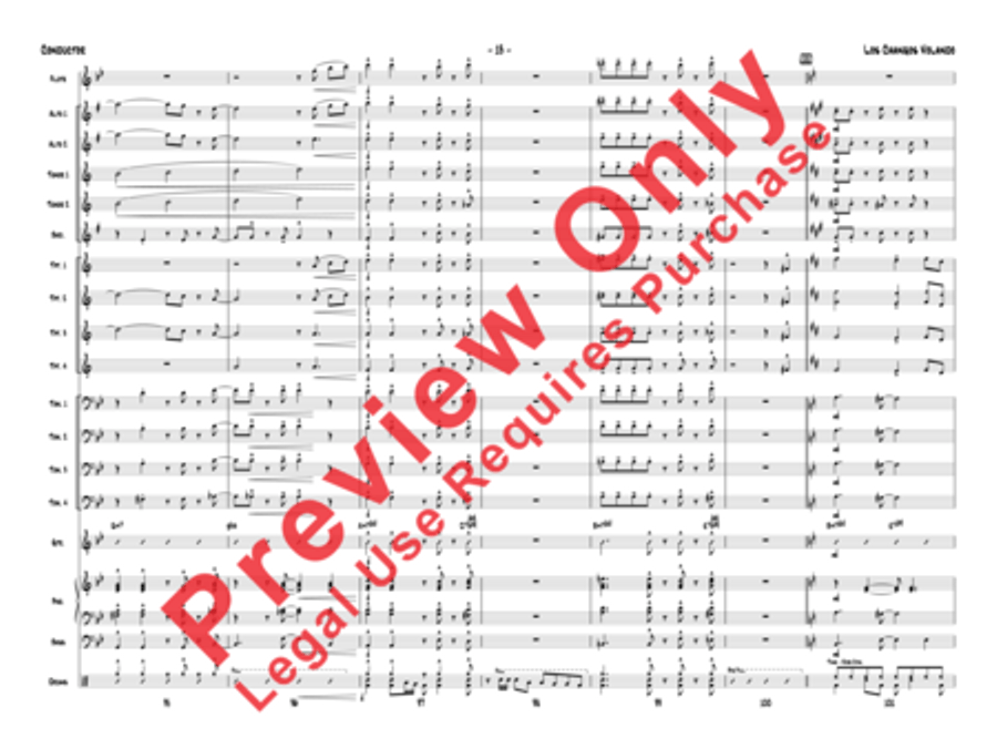 Los Changos Volando Jazz Ensemble scores gallery preview page 16