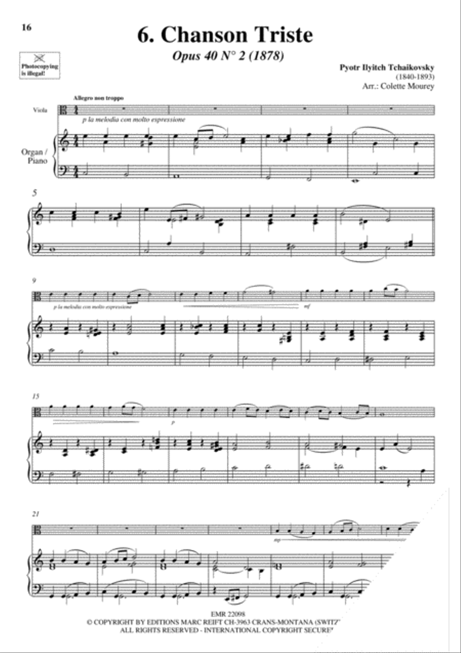 20 Greatest Meditations Piano Accompaniment scores gallery preview page 8