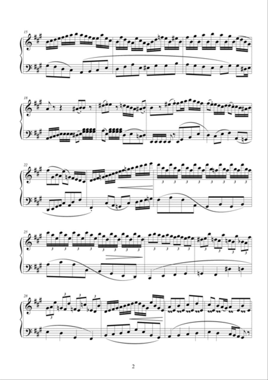 Fun and Romance for piano - CS106 4-Part scores gallery preview page 2