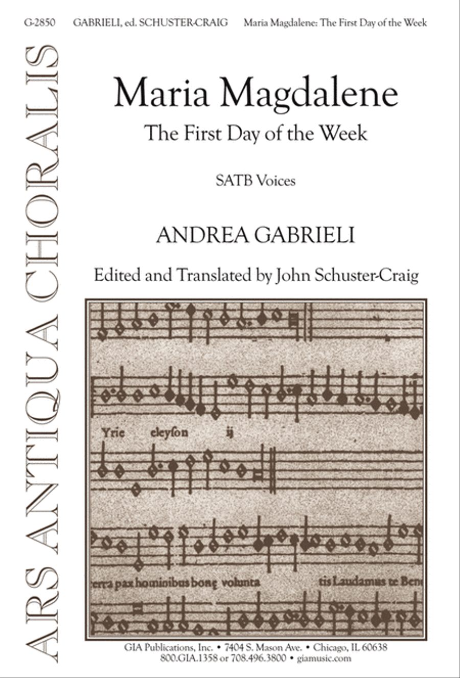 Maria Magdalene Maria Magdalene 4-Part scores gallery preview page 1