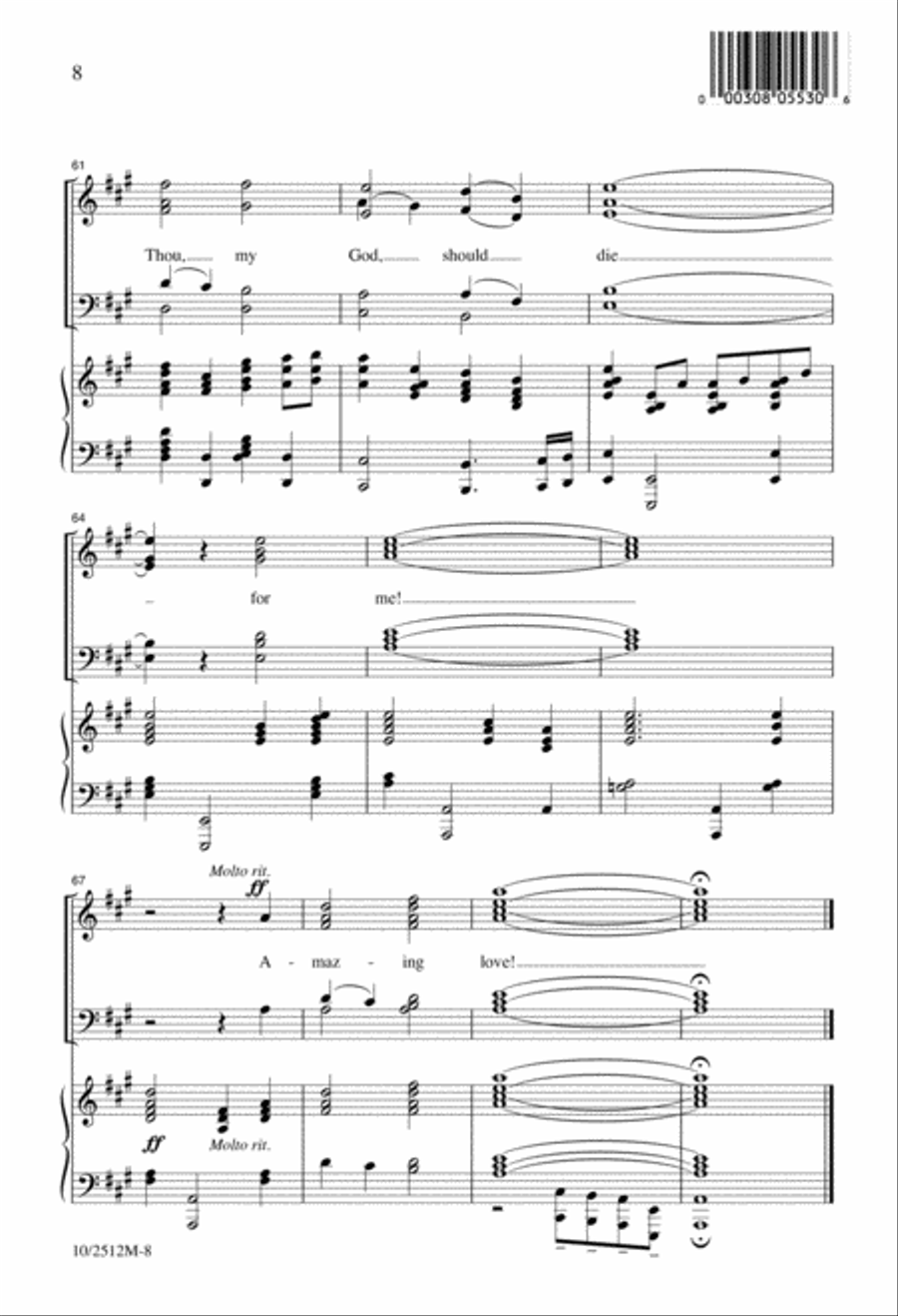 Amazing Love, How Can It Be? Divisi scores gallery preview page 8