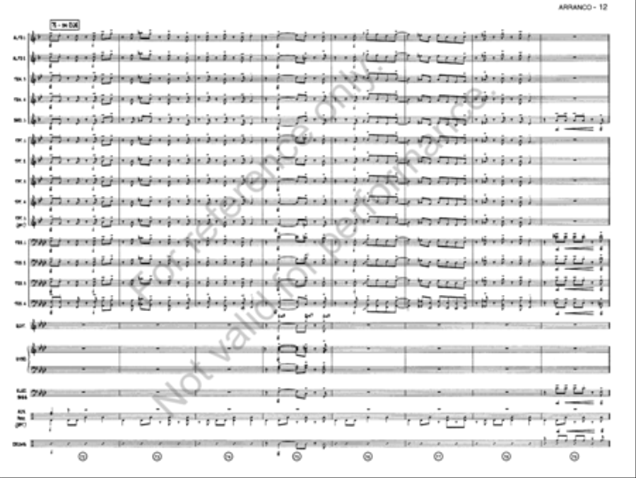 Arranco Jazz Ensemble scores gallery preview page 11