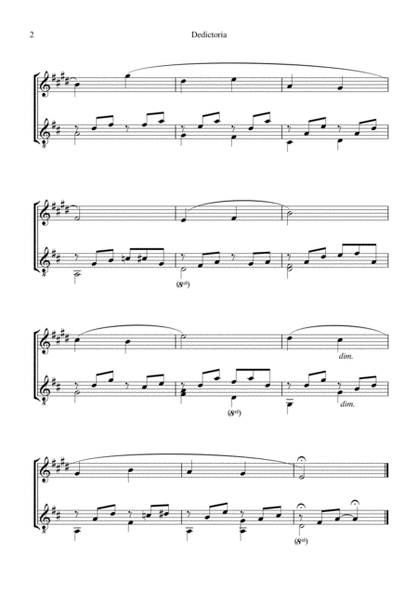 Dedicatoria for clarinet in Bb and guitar image number null