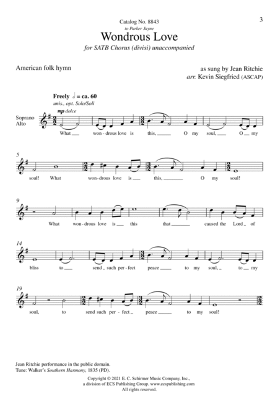 Wondrous Love Divisi scores gallery preview page 2