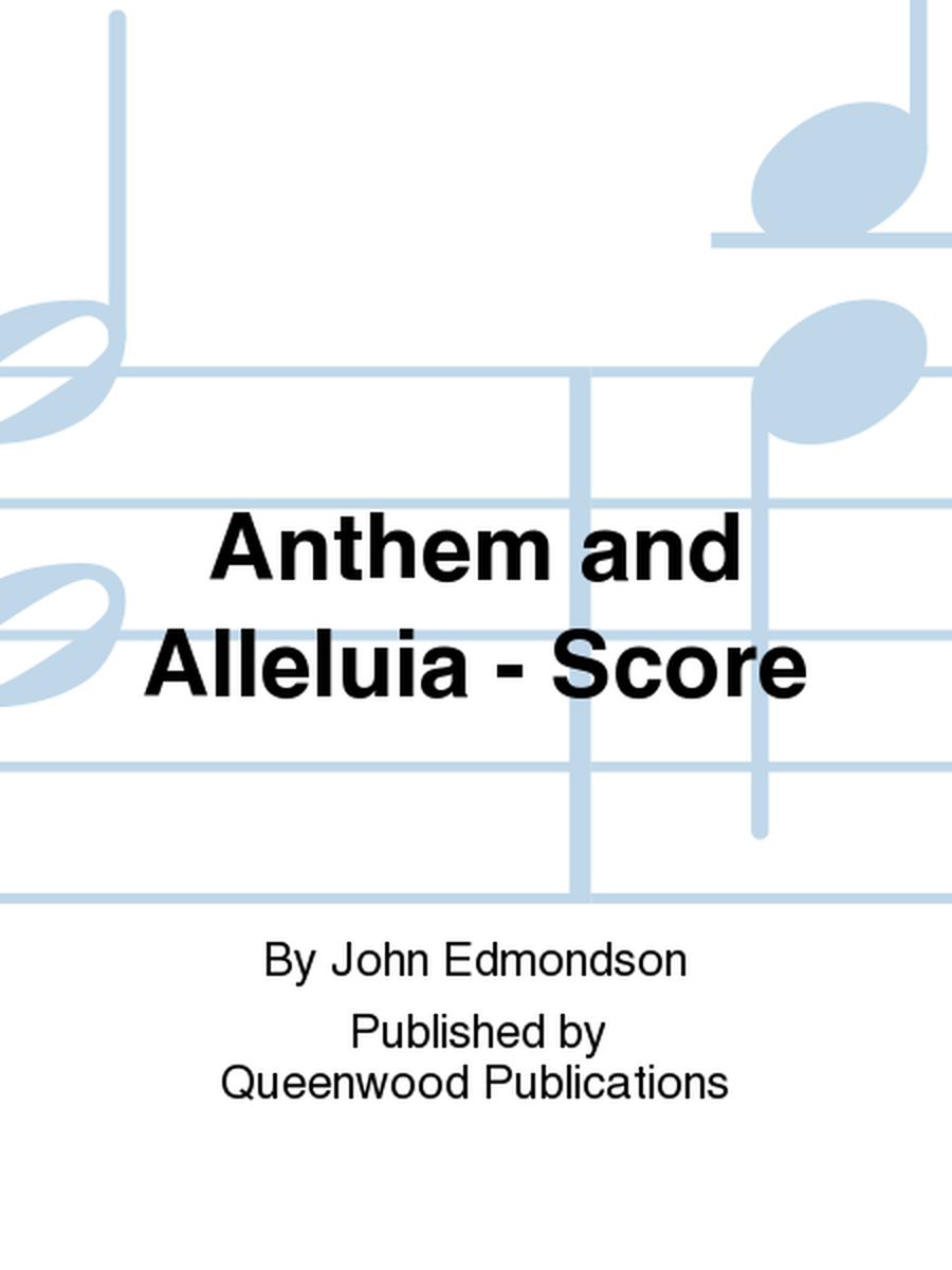 Anthem and Alleluia - Score image number null