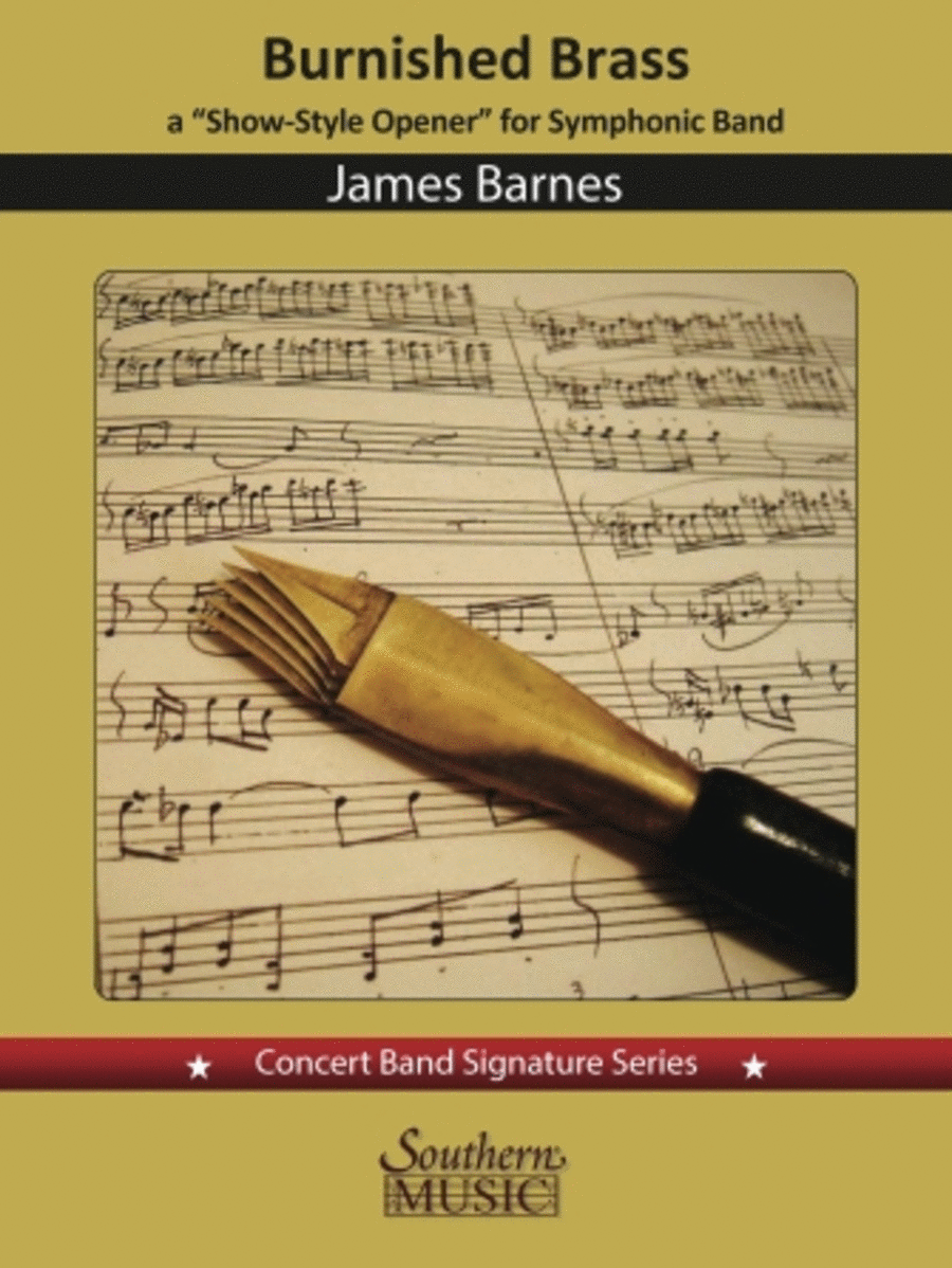 Burnished Brass: A Concert Opener Concert Band scores gallery preview page 1
