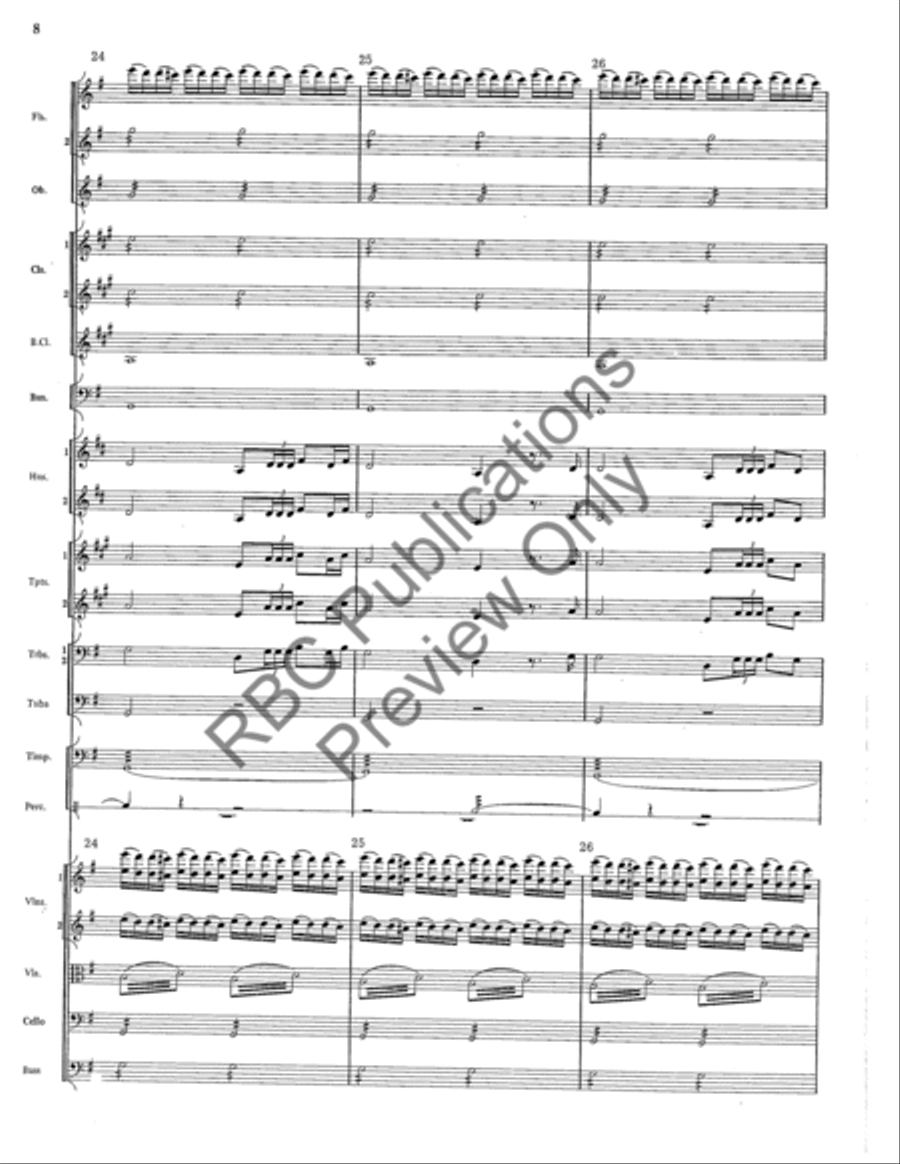 Light Cavalry Overture Full Orchestra scores gallery preview page 9