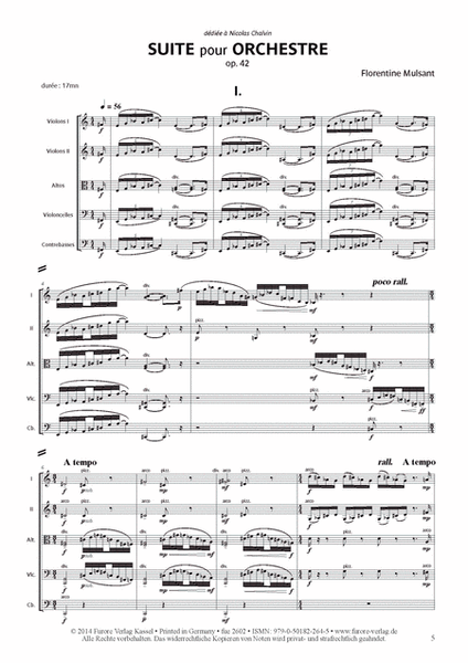 Suite pour orchestre a cordes (op. 42)