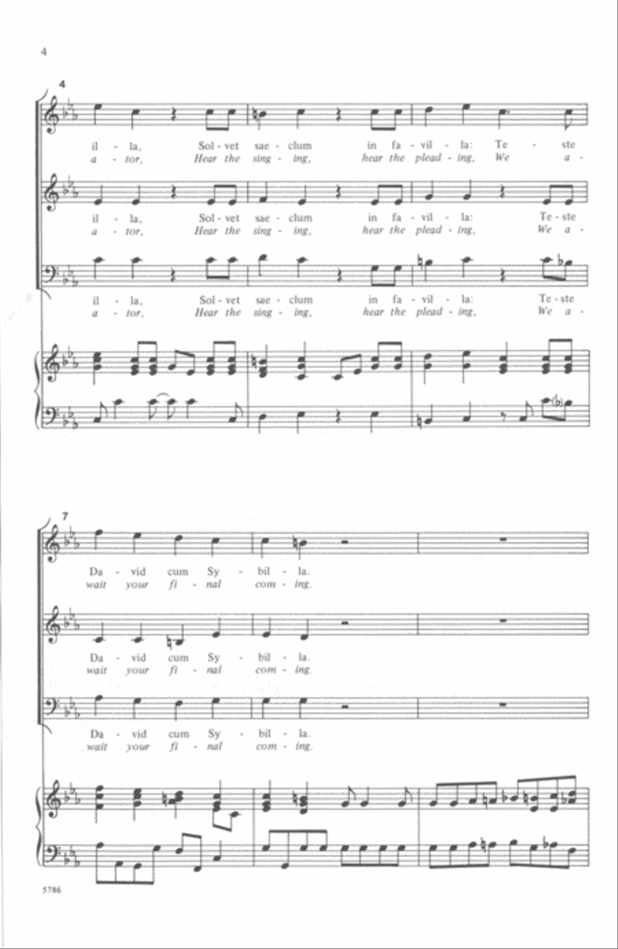 Dies Irae (from Requiem) Dies Irae (from Requiem) 3-Part scores gallery preview page 3