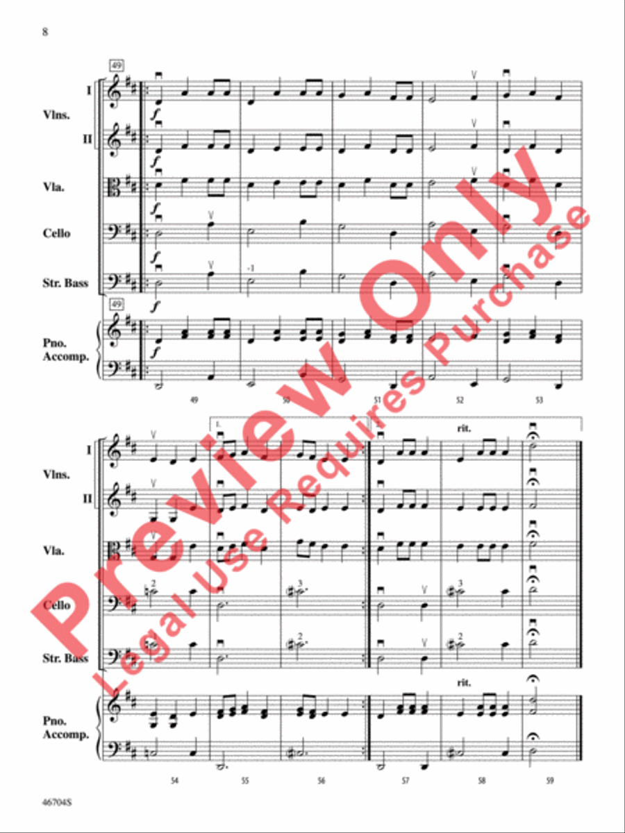 Carousel String Orchestra scores gallery preview page 9