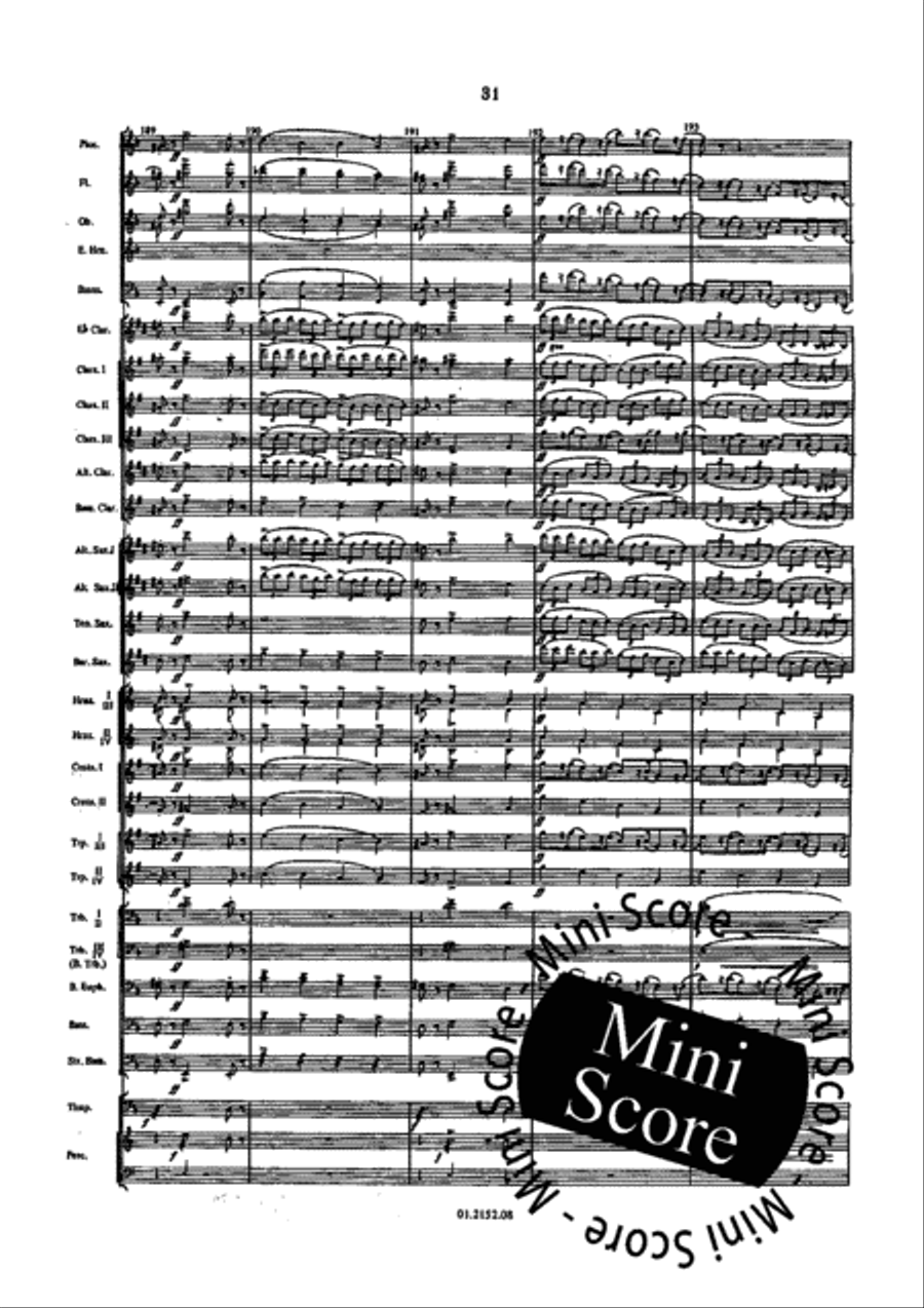 Le Roi D'Ys Concert Band scores gallery preview page 37