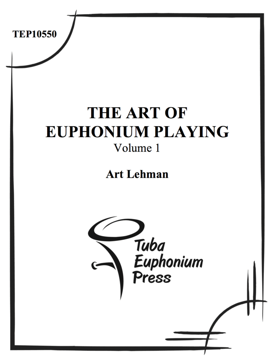Volume I- The Art of the Euphonium Euphonium scores gallery preview page 1