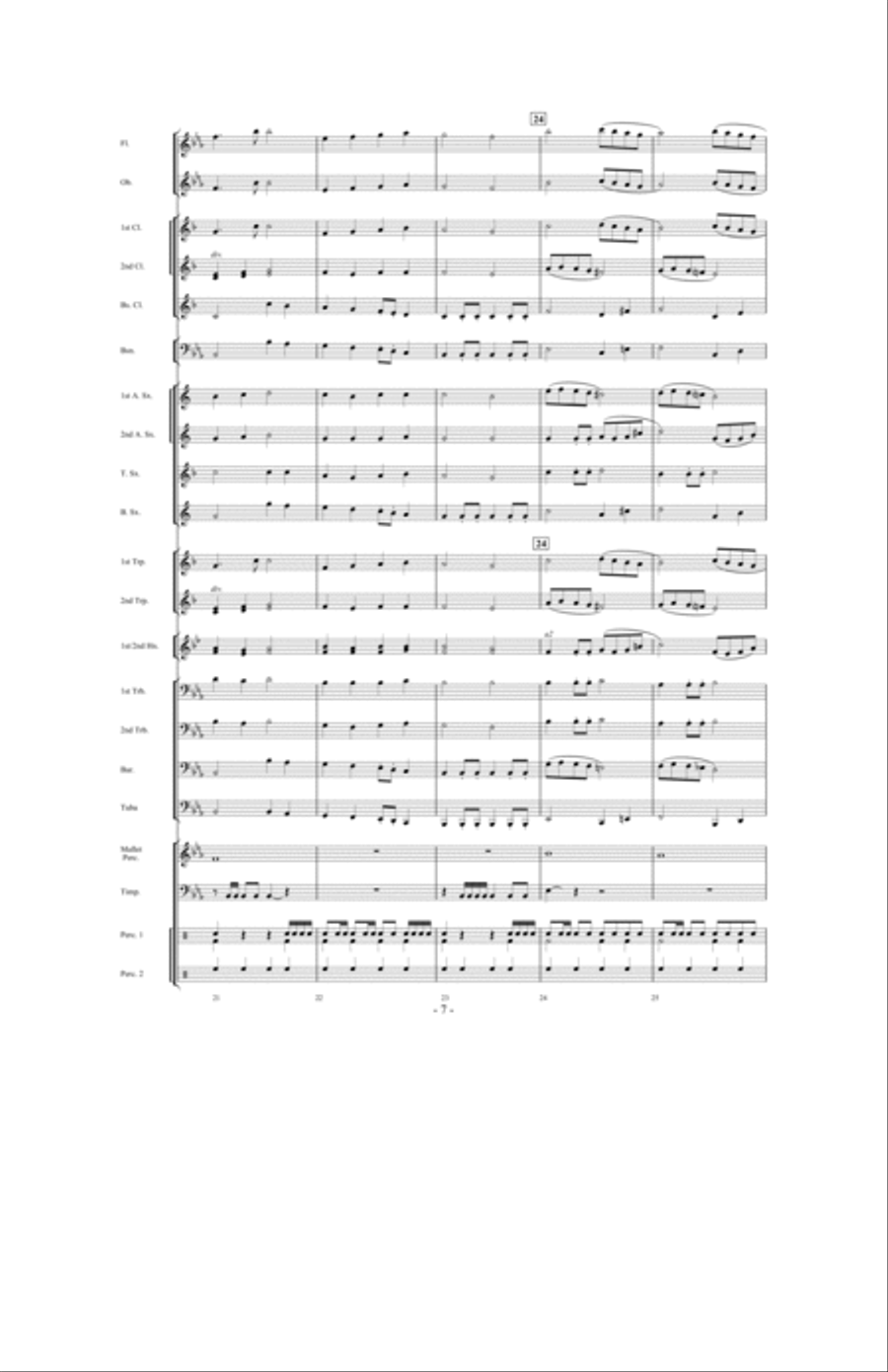 The Gift of Christmas The Gift of Christmas Concert Band scores gallery preview page 6