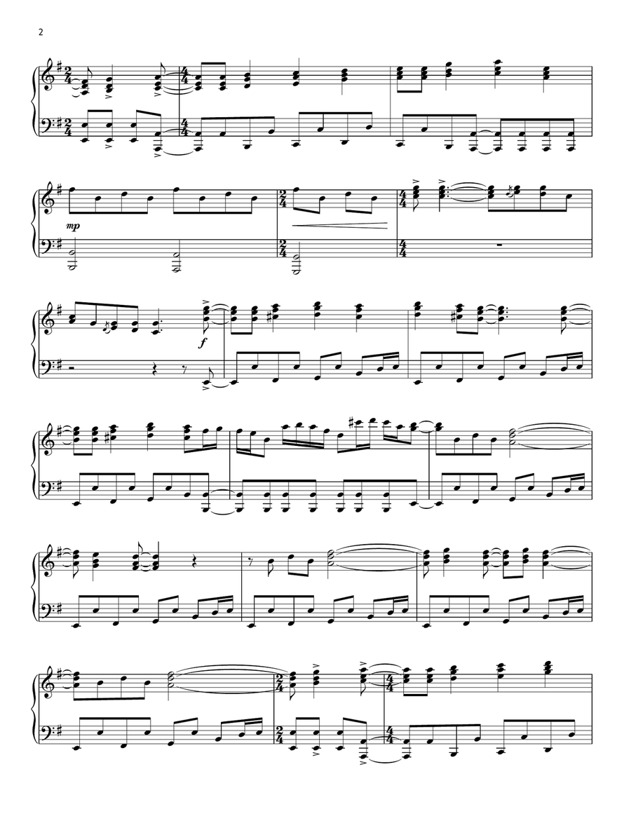 Roundabout by Yes - Piano Solo - Digital Sheet Music | Sheet