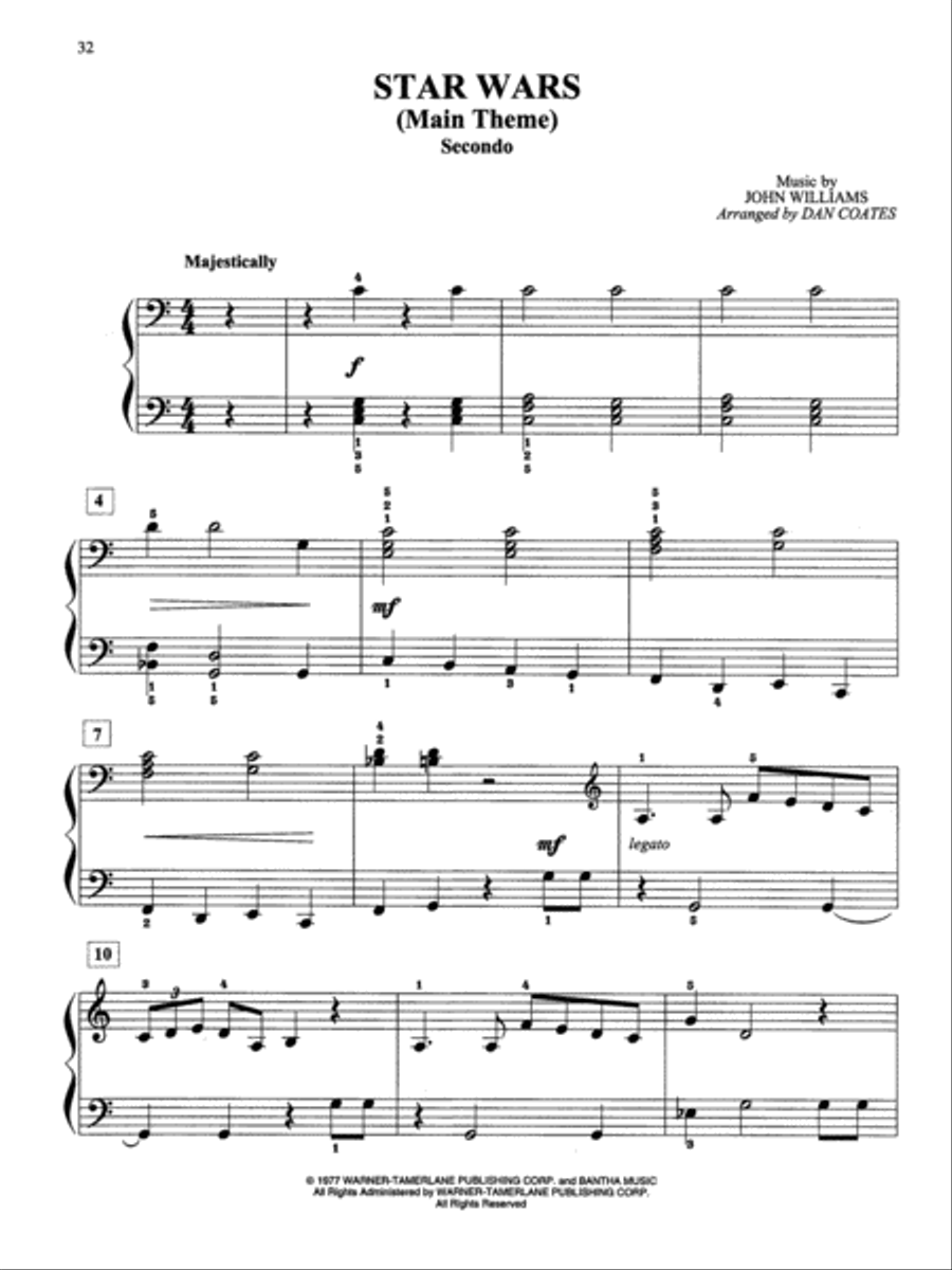 Double Your Fun - Easy Movie Duets (One Piano, 4 Hands) Small Ensemble scores gallery preview page 5