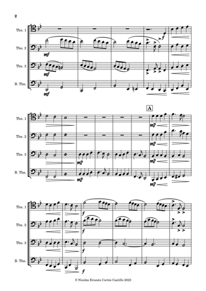 17 Christmas Carols for Trombone Quartet image number null