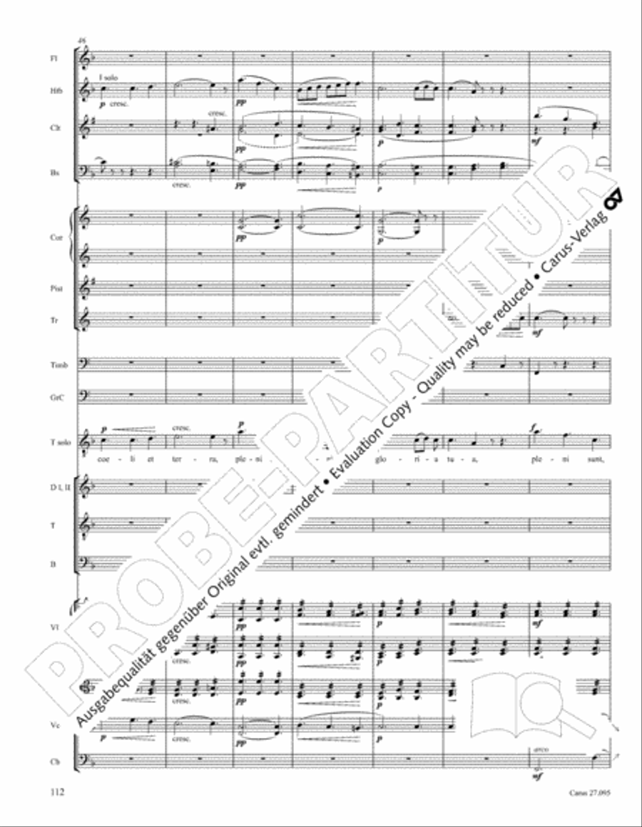 Messe solennelle de sainte Cecile STB scores gallery preview page 125