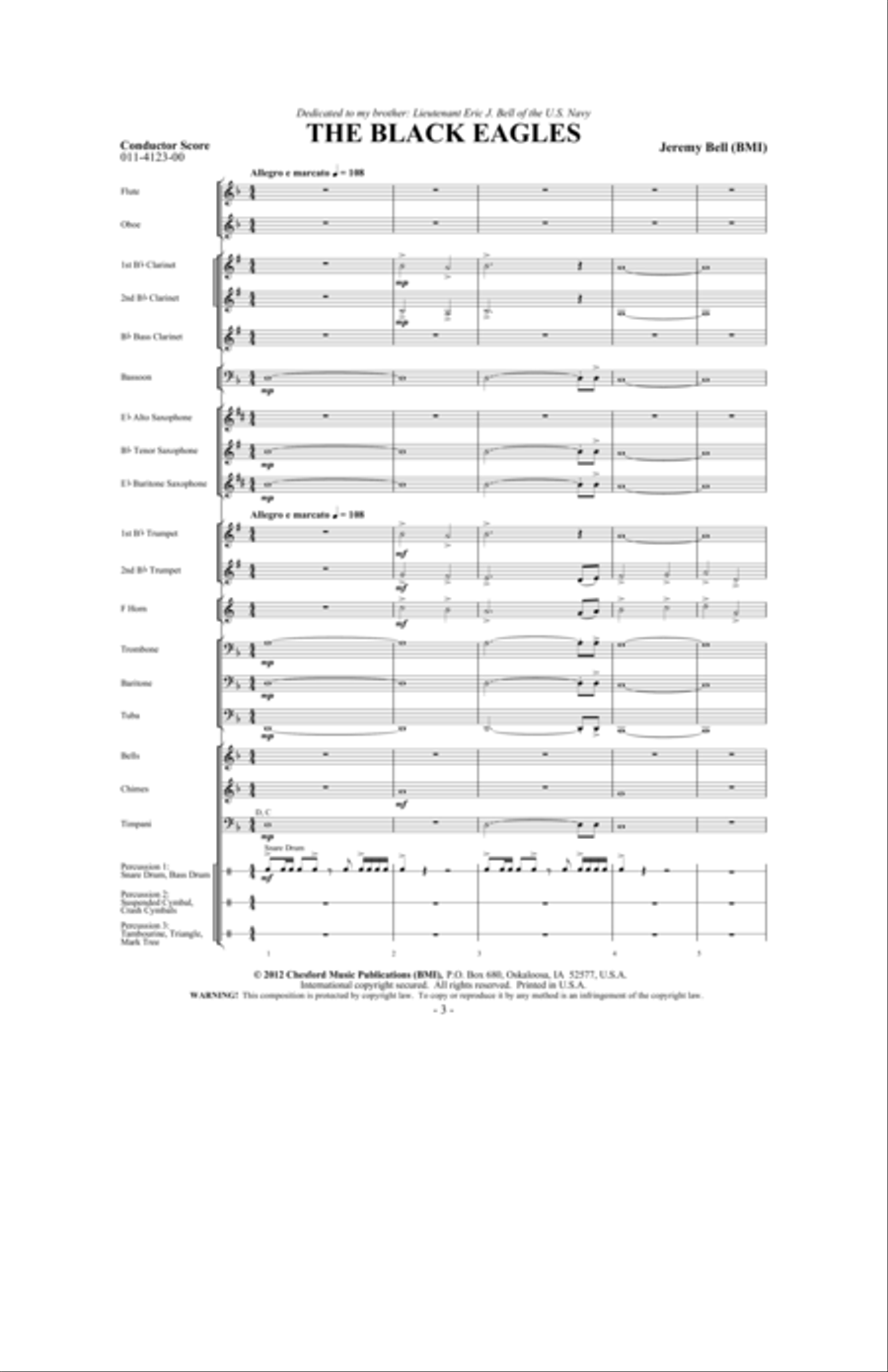 The Black Eagles Concert Band scores gallery preview page 2