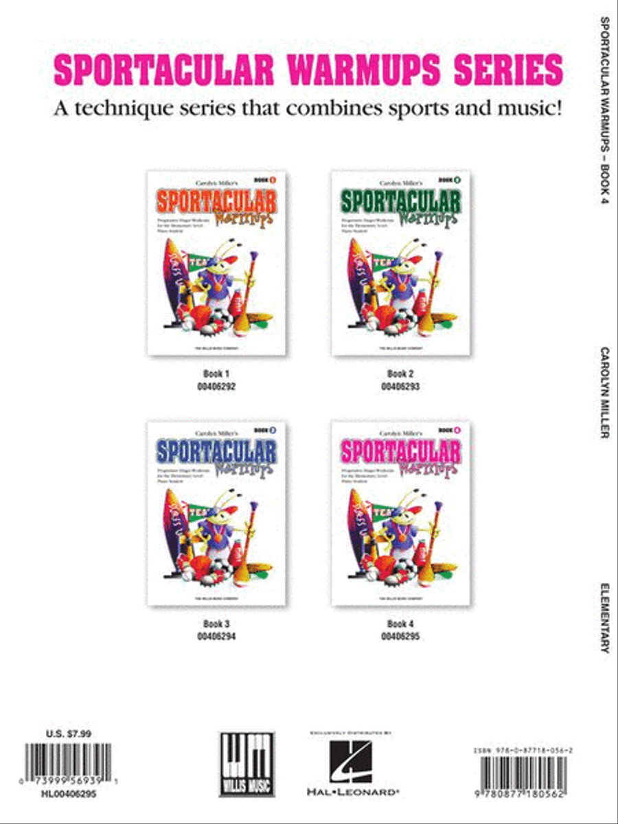 Sportacular Warm-Ups, Book 4 Piano Method scores gallery preview page 7