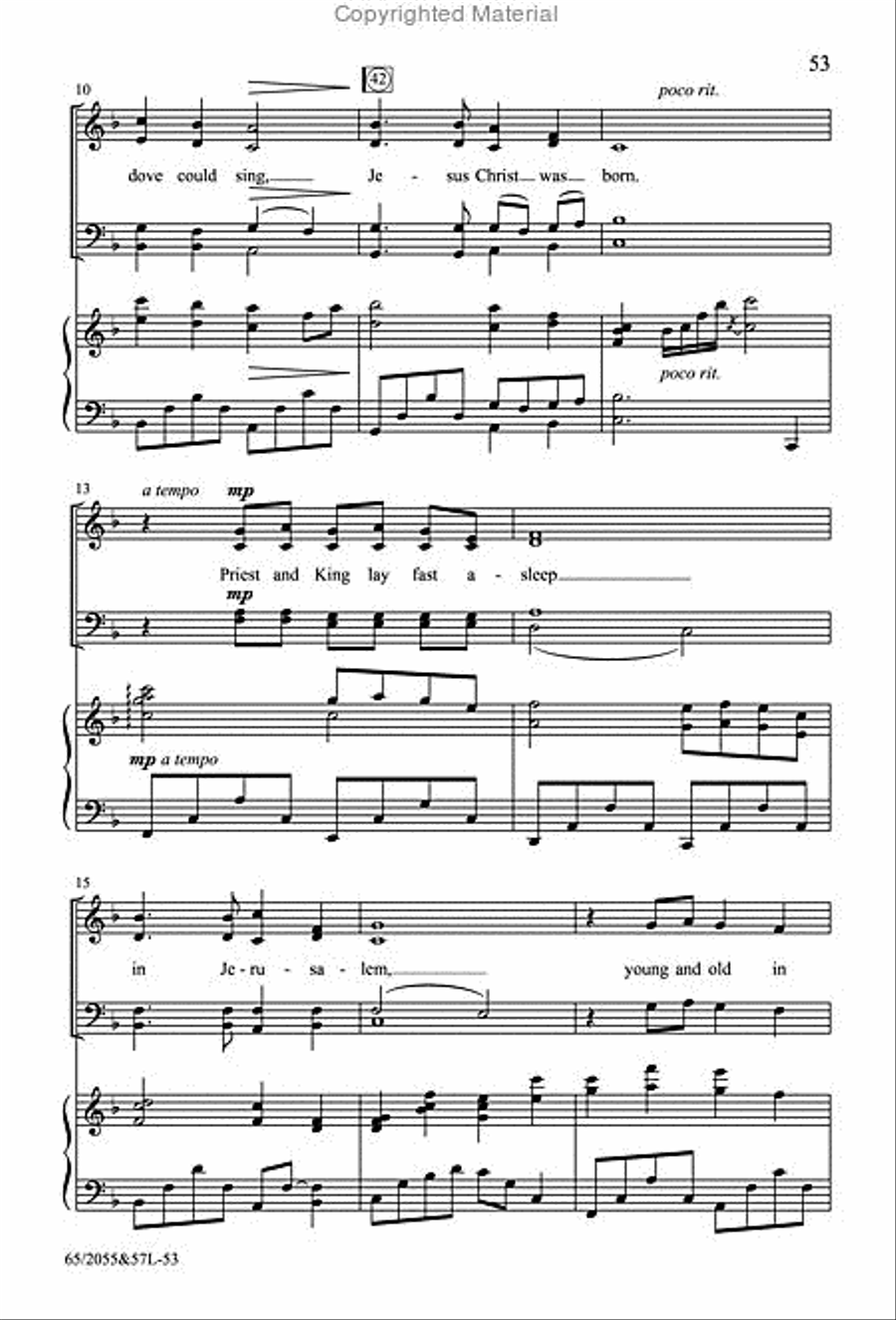 Bethlehem's Child - SATB Score with Performance CD 4-Part scores gallery preview page 21