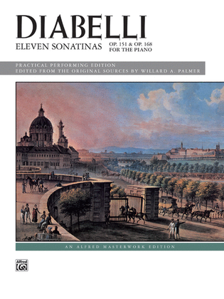 Book cover for Diabelli: 11 Sonatinas, Opp. 151, 168