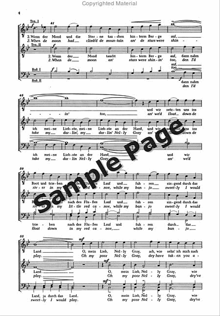 Nelly Gray TTBB scores gallery preview page 5