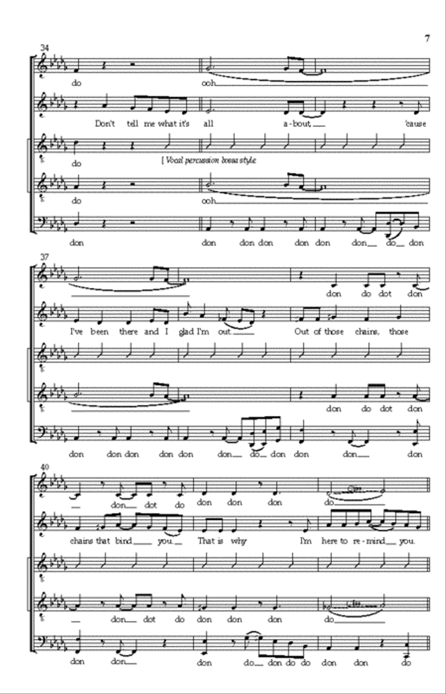 I'll Never Fall in Love Again Choir scores gallery preview page 6