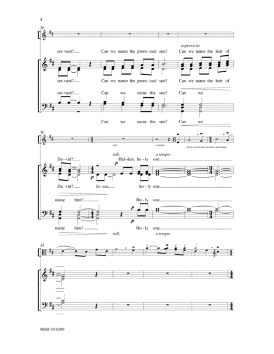 Who Is This? Who Is This? 4-Part scores gallery preview page 4