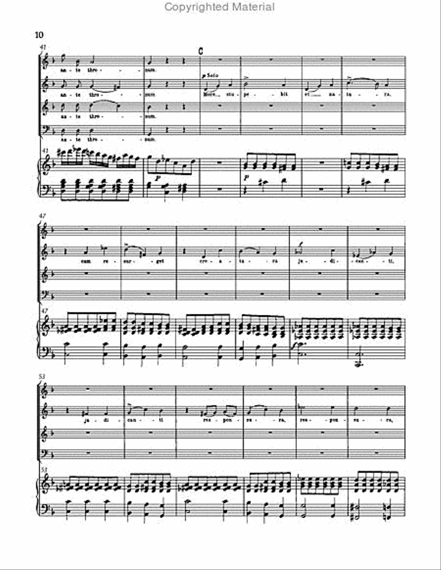 Requiem in D minor, WAB 39 Choir scores gallery preview page 10