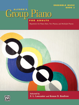 Book cover for Alfred's Group Piano for Adults -- Ensemble Music