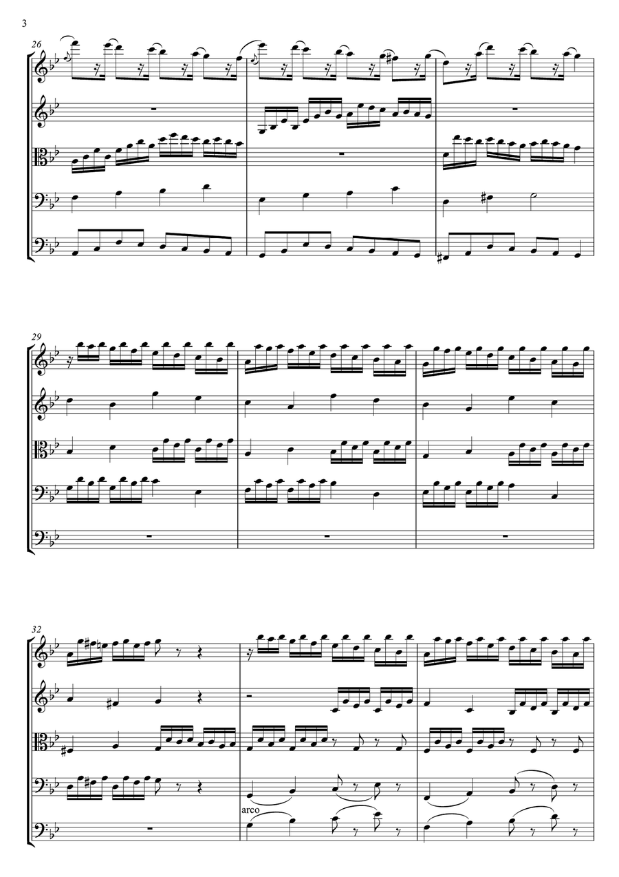 Passacaglia Chamber Orchestra scores gallery preview page 4
