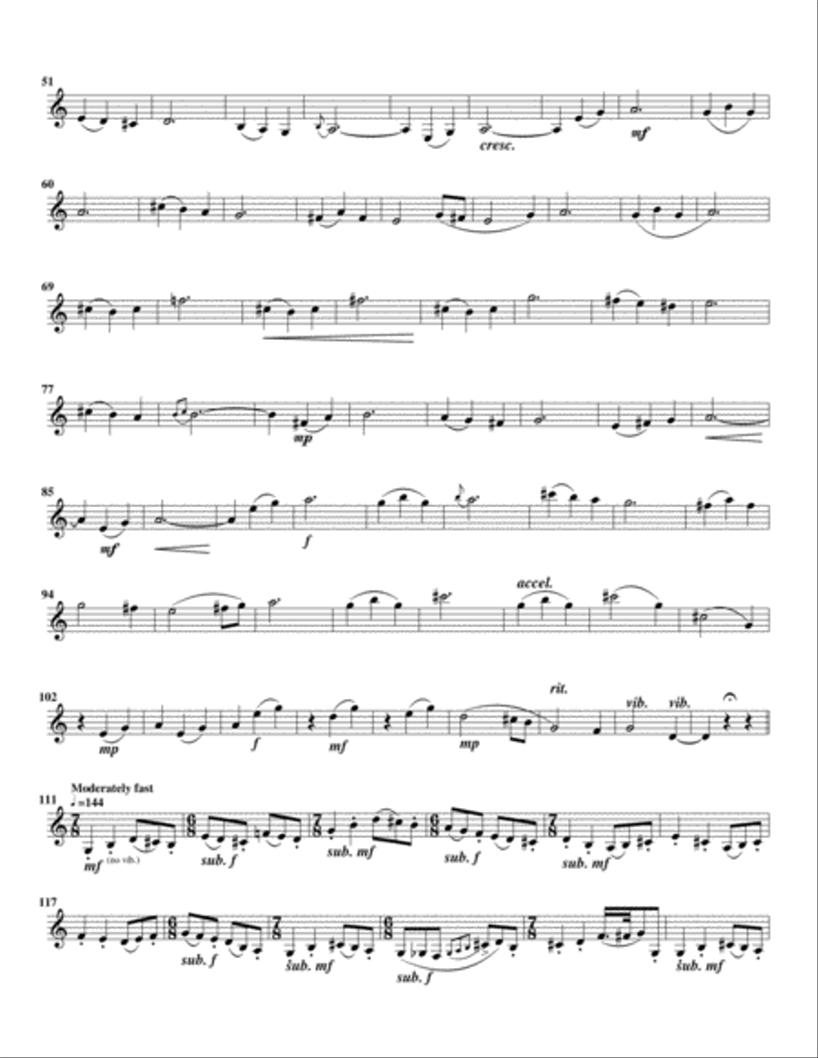 From Now Until Dawn Clarinet Solo scores gallery preview page 2
