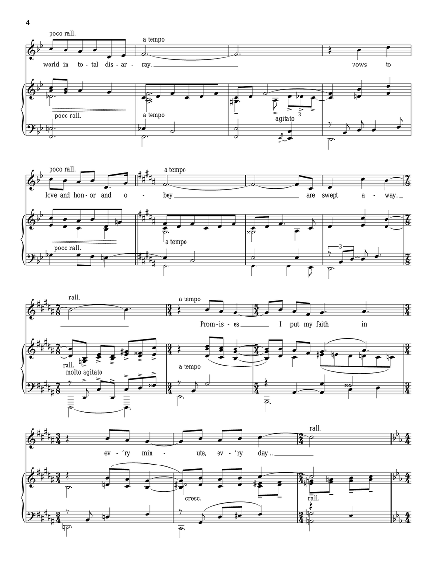 Tuesdays, Thursdays Voice scores gallery preview page 4
